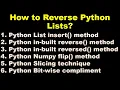 Python 3 Basics 4 3 How to reverse Python Lists