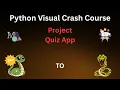 Python Mini Project - Build a Quiz Game