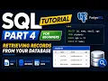 SQL Tutorial Part 4 for Beginners - Retrieving Records from Your Database