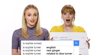 Sophie Turner Jessica Chastain Answer the Web s Most Searched Questions WIRED