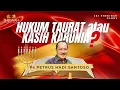Lagu HUKUM TAURAT atau KASIH KARUNIA? - Ps PETRUS HADI SANTOSO