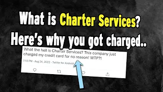 What is Charter Services charge on your credit card And why did 855-707-7328 call you