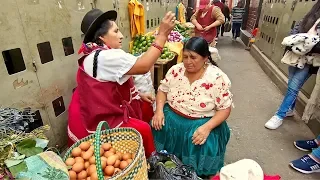 Dona Rosa spiritual cleansing of bad energy with egg for ASMR in Cuenca Ecuador