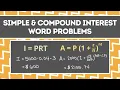 Simple and Compound Interest Problems Explained Algebra 2
