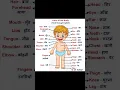 Parts of the Body-Hindi through English