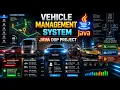 Vehicle Management System Java OOP-Based Project Mini Major Project java project