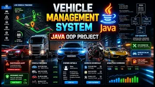 Vehicle Management System Java OOP-Based Project Mini Major Project java project