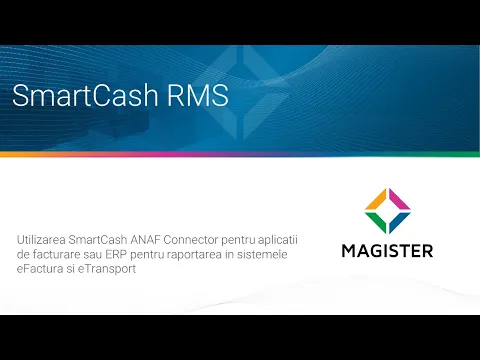 Utilizarea SmartCash ANAF Connector pentru aplicatii terte