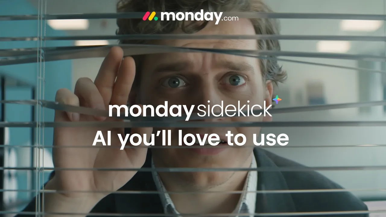 monday.com — monday.com — monday sidekick AI Assistant (YouTube video ad)