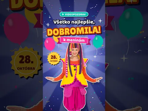 🎈 Pošlite Dobromile pozdrav od Fíhy #shorts #fihatralala