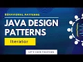 Java Design Patterns Iterator Behavioral Design Pattern Low Level Design LLD