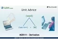 MOR111 - Unit Advice Derivation