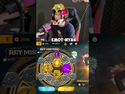 TRIK HOKI 1X SPIN DAPATKAN BUNDLE REY MISTERIO! #shorts #freefire #gaming