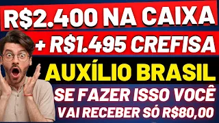 CUIDADO! FIZ EMPRÉSTIMO AUXÍLIO BRASIL NA CAIXA E NO BANCO CREFISA!