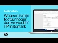 Waarom is mijn HP Instant Ink factuur hoger dan verwacht? | HP printers | HP Support