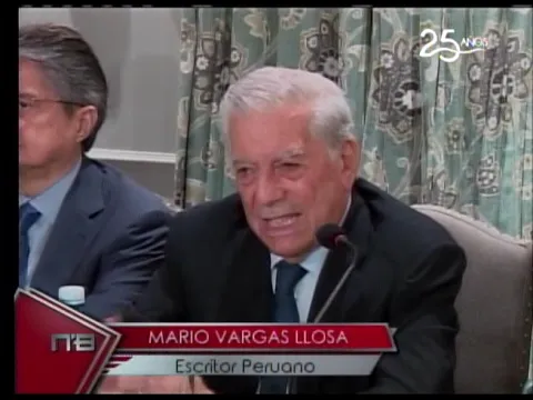 Mario Vargas Llosa visita Ecuador con su último libro La Llamada de la Tribu