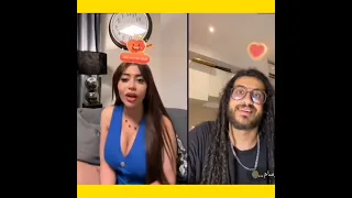 لايف كارما المصرية والساحر وصدمته من الكلام 