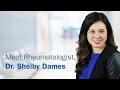 Interview with Rheumatologist Dr Shelby Dames