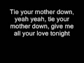 Download Lagu Queen - Tie Your Mother Down (Lyrics)