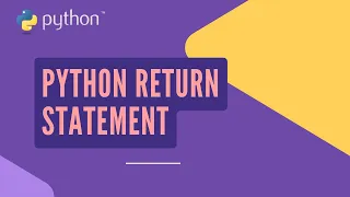 Python Return Statement Tamil 2025