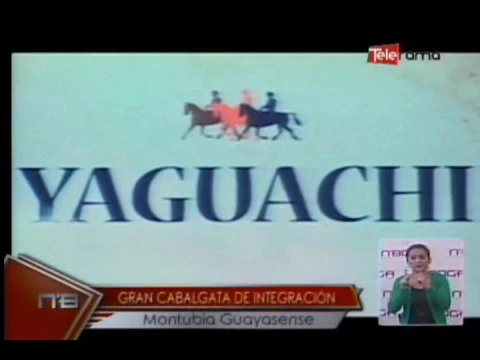 Gran cabalgata de integración Montubia Guayasense