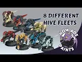 How Adz Paints 8 Different Tyranid Hive Fleets