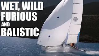 Who’s out? Cat sailing, windsurfing and foiling in Vassiliki