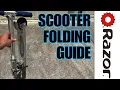How to Fold a Razor Scooter in Half Step by Step