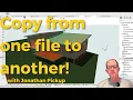 ArchiCAD - How to copy from one file to the other