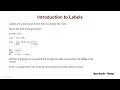 ANTLR Labels