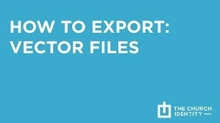 how to export vector files