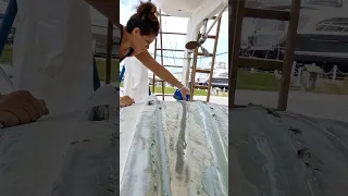 SAILING DINGHY restoration: the fatty knee that tried to be