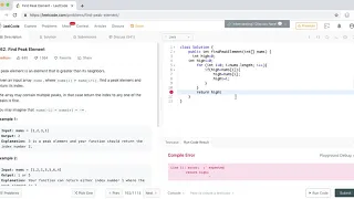 LeetCode - 162 Find Peak Element