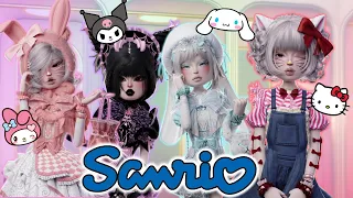 ¡RETÉ a los MASTER SERVERS a crear a los personajes de SANRIO en DRESS TO IMPRESS! 🤍