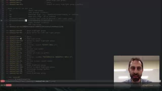Vim screencast Organization