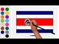 Flag of Costa Rica - North America