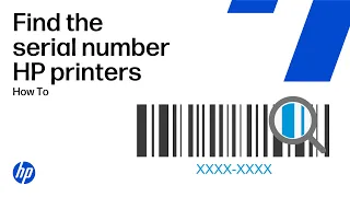 Find your HP printer serial number HP Support