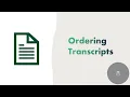 Ordering transcripts
