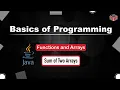 Sum of Two Arrays Functions and Arrays In English Java - 15