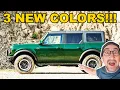 HOLY COW 2022 Ford Bronco Update Gets 3 New Colors REVEALED Eruption Green
