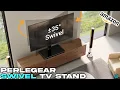 PerleGear Swivel TV Stand - Review and How to Assemble