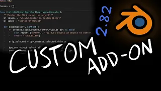 Tutorial Write Your Own Blender 2 82 Add-on - Operators and Custom Properties