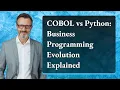 COBOL vs Python Business Programming Evolution Explained