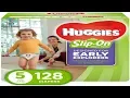 HUGGIES Little Movers Slip On Diaper Pants Size 5 128 Count ECONOMY PLUS packaging may vary
