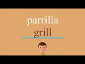 Como se dice parrilla en ingles