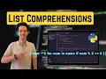 List Comprehensions in Python in less than 15 Minutes Code with Josh