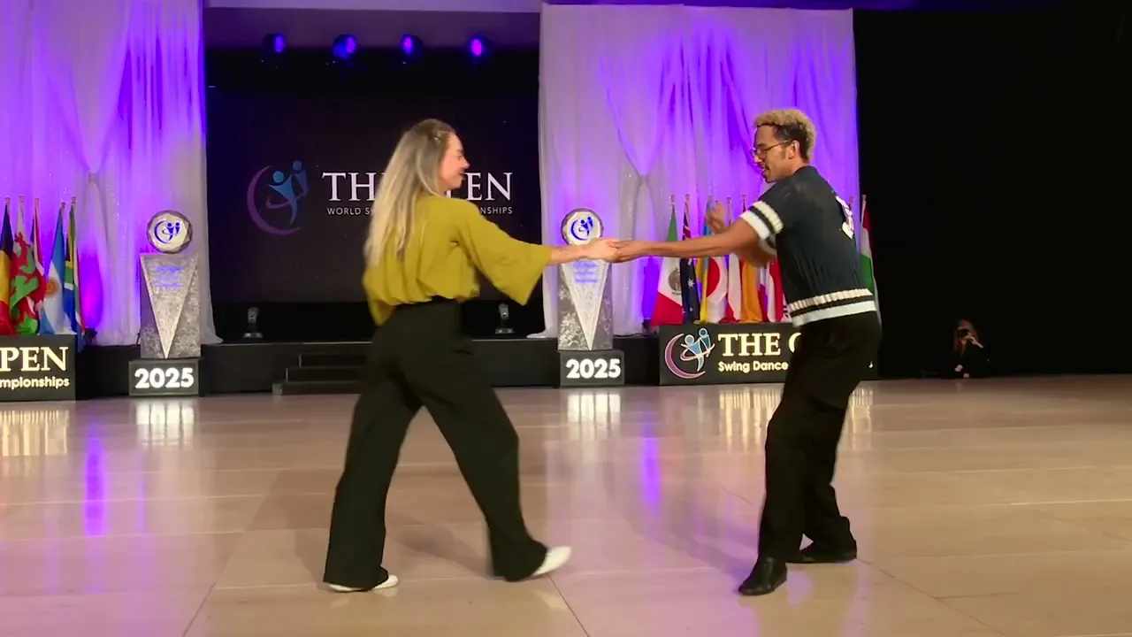 Sebastian Quinones and Aymeline Felmy - Jack & Jill Swing - All Star Finalist - The Open 2025