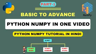 What is NumPy in Python NumPy Tutorial in one Basic to Advance From Scratch in Hindi 2026