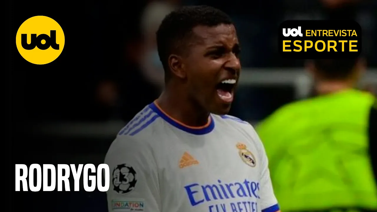 RODRYGO, do REAL MADRID, fala de comparação com NEYMAR, bronca de LUCAS LIMA e mais | UOL Entrevista