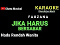 Download Lagu Fauzana || JIKA HARUS BERSABAR // KARAOKE  Nada Rendah Wanita